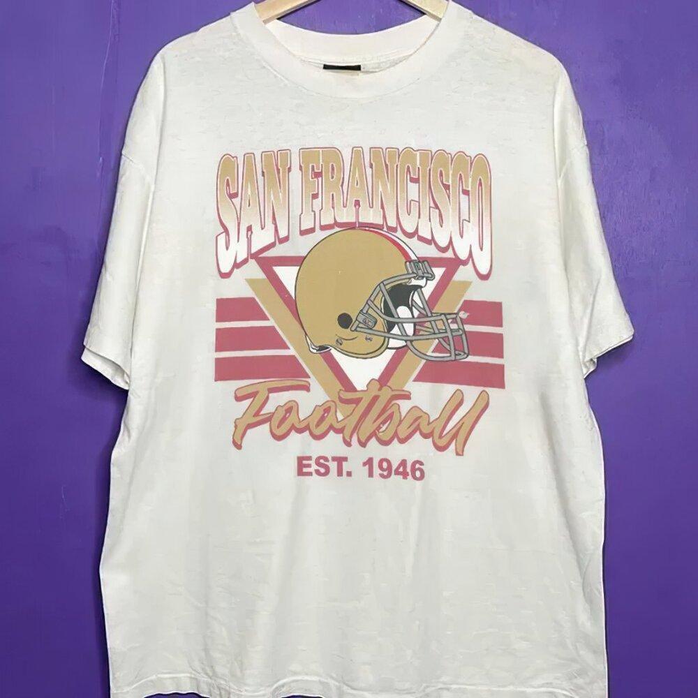 San Francisco 49ers Retro Football Fan Game Day T-Shirt